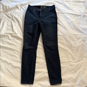 White House Black Market Dark Blue Skinny Jeans